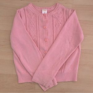 Pink Button-up Sweater